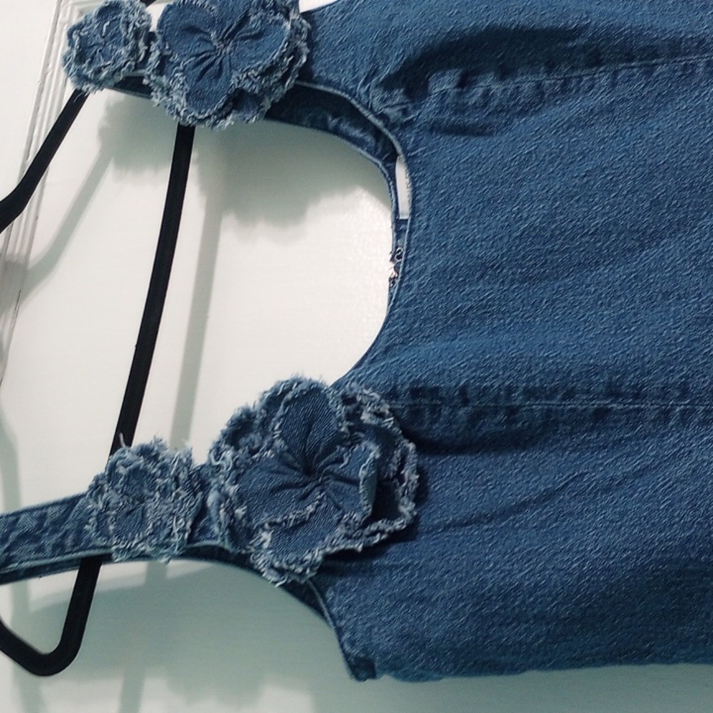 Avec Les Files Rosette Denim Dress - Picture 9 of 9